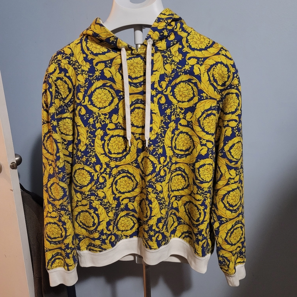 Versace Barocco Print Hoodie